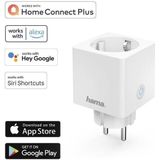 Hama Wi-Fi Stopcontact Mini SmartPlug - Meet Stroomverbruik - 16A - 3680W - Wit