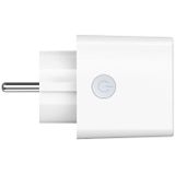Hama wifi-stopcontact, professioneel mini-stopcontact met verbruiksmeting, wifi-stopcontact voor spraakbesturing en app voor thuisbioscoop, staande lamp, ventilator, 3680 W, 16 A, wit