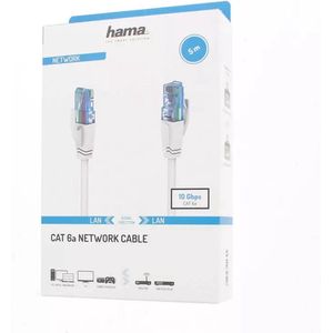 Hama 200676 Netwerkkabel CAT6a U/utp 5m