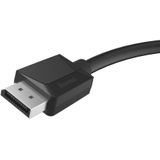 Hama 00200697 DisplayPort-kabel DisplayPort Aansluitkabel DisplayPort stekker, DisplayPort stekker 3.00 m Zwart