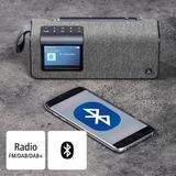 Hama Digitale Radio - DAB+ - FM/Bluetooth/DAB - Met accuvoeding - LCD Display - Grijs