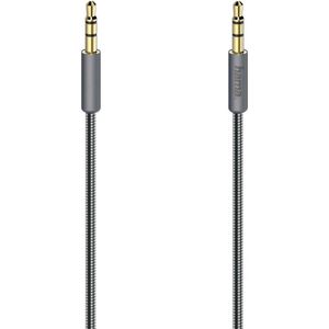 Hama Audiokabel Elite, 3,5-mm-jack-stereo - stereo, metaal, verguld, 0,75 m - Mini jack kabel