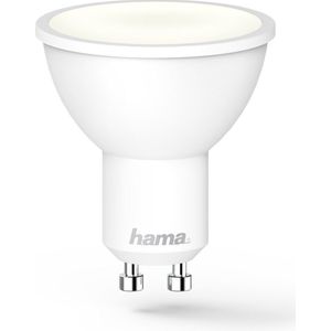 Hama 00176585 energy-saving lamp Helder, Daglicht, Warm wit, Wit 5,5 W GU10 G