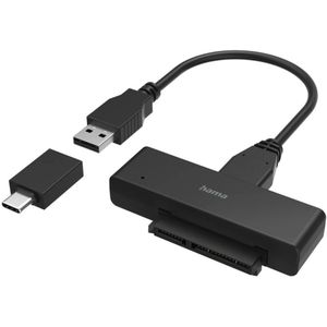 Hama USB-adapter Voor Harde Schijf Voor 2,5 En 3,5 SSD- En HDD-harde Schijven