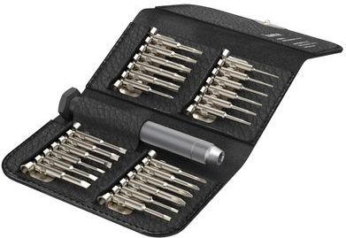 Hama - Universele Schroevendraaierset - Zwart - 24-in-1 Mini-schroevendraaier-set