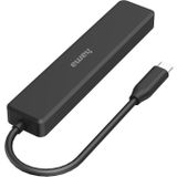 Hama USB-C Multiport Hub (adapter 5-in-1: 3 USB-A, 1 USB-C Power Delivery PD, 1 HDMI, dockingstation Laptop/Tablet MacBook Pro, MacBook Air, iPad Pro, Dell en XPS) zwart