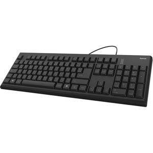 Hama - Toetsenbord Basic - Wired Keyboard AKC-100 - zwart QWERTY NL