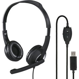 Hama Pc-headset Pc-kantoor-headset "HS-USB250", stereo, zwart headset