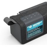 Hama DAB Radio digitale radio met Bluetooth en batterij DR200BT (draagbare Bluetooth box, mobiele radio met DAB/DAB+/FM, Bluetooth, kleurendisplay, oplaadbare batterij, Aux, USB-C, 8h speeltijd) zwart