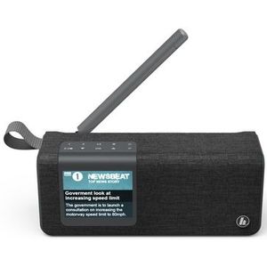 Hama DR200BT Draagbaar Digitaal Zwart