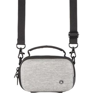 Hama Kameratasche Hardcase Ambato 80R Kamera-Tasche Grau, Schutz-Hülle Cover Foto-Etui Camera-Bag Gürtelschlaufe Digital-Kamera