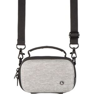 Hama Ambato harde tas voor camera, 12 x 6 x 7 cm, met riemlus en draaggreep, grijs, grijs., ambato hardcase case
