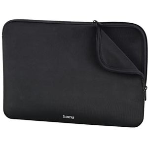 hama Laptophülle Neoprene Kunstfaser schwarz bis 39,6 cm (15,6 Zoll)