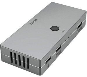 Hama KVM-switch - 4 poorten - 3x USB-A - 1x HDMI