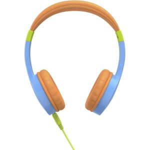 Hama kids guard on-ear kinderkoptelefoon blauw/oranje