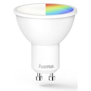 Hama - Wifi-Ledlamp - Wit - GU10 - 5.5W - RGBW - Dimbaar