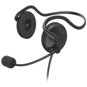 Hama NHS-P100 V2 Headset Bedraad Neckband Kantoor/callcenter Zwart
