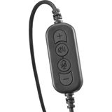 Hama - HS-USB300 - Koptelefoon - Zwart - USB - Beweegbare Microfoonarm