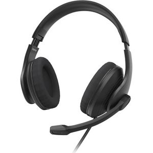 Hama - HS-USB300 - Koptelefoon - Zwart - USB - Beweegbare Microfoonarm