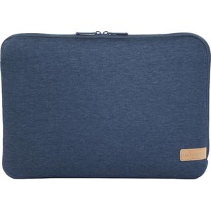 Hama Laptoptas voor notebooks -13,3 inch 34 cm (Laptop tas dun, 13 3 '', laptop hoes sleeve, gevoerd, van jersey, bescherming voor pc, notebook, MacBook Air/Pro, iPad, Microsoft Surface), blauw
