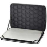 Hama Hardcase voor notebook tot 15,6 inch (tablettas, laptoptas voor notebook, tablet, MacBook, Surface tot 15,6 inch, hoes, case, laptophoes, mouw) zwart