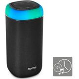 Hama Bluetooth-luidspreker Shine 2.0 Led Spatwaterdicht 30W Zw