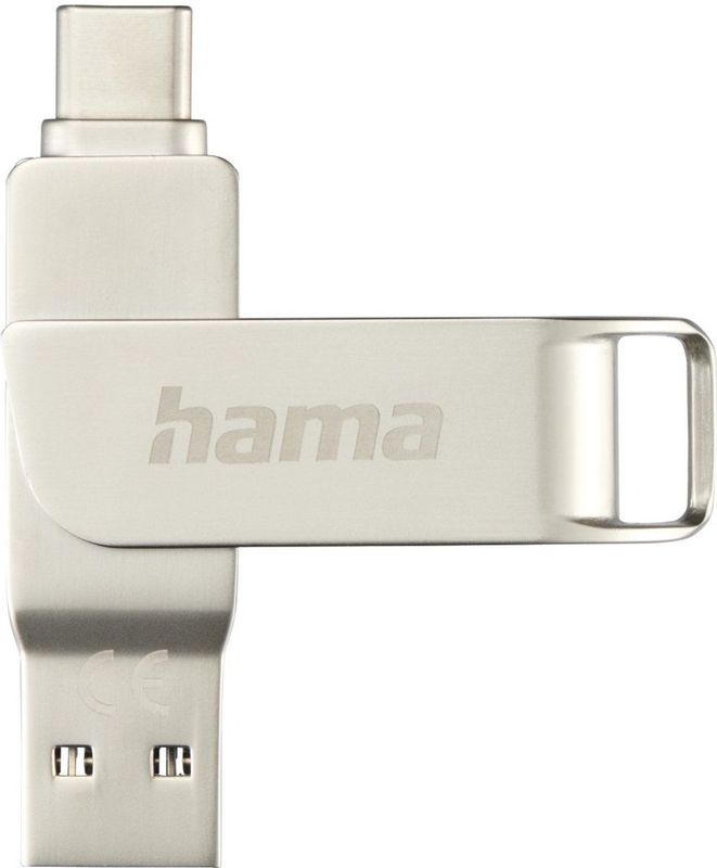 Hama C Rotate Pro USB flash drive 64 GB USB Type A / USB Type C Gen 1 ( Gen 1) Zilver