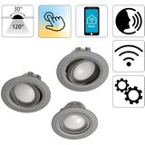 Hama - Wifi-Led-Inbouwspot - Wit - Smart Home - Draaibaar