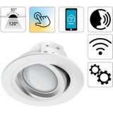 Hama - Wifi Led Inbouwspot - Wit - Slimme Verlichting