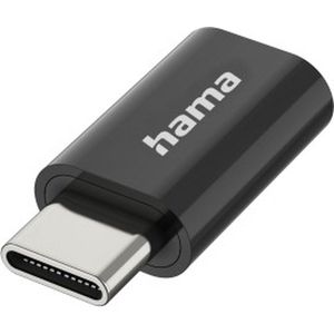 Hama - USB OTG Adapter - Zwart - USB C Stekker - Micro USB Aansluiting - USB 2.0