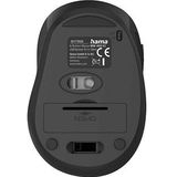 Hama ergonomische Funkmaus kabellos (6 Tasten, 2,4GHz, 800/1200/1600dpi, optische Maus kabellos, Wireless, Maus ergonomisch, Computermaus, für Laptop/PC/Notebook, Rechtshänder, USB-Empfänger) Sienna