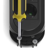 Stekkerdoos - 3-Voudig - Zwart - 3 m Kabellengte - Met Schakelaar