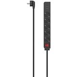 Hama 00223184 power uitbreiding 1,4 m 5 AC-uitgang(en) Binnen Zwart