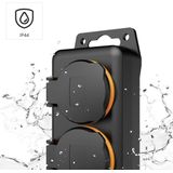 Hama 00223061 power uitbreiding 2 m 2 AC-uitgang(en) Buiten Zwart