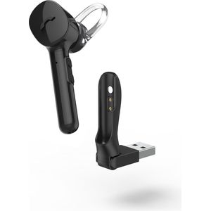 Hama MyVoice1300 Bluetooth-headset (in-ear bandbreedte 20 Hz - 20 kHz, microfoon bandbreedte 100 Hz - 10 kHz, opladen 2 uur voor 4 uur batterijduur, spraakbesturing) zwart