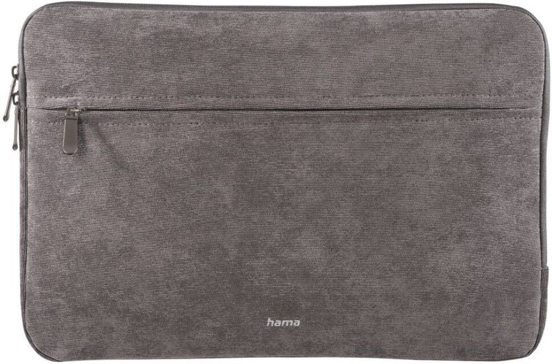 hama Laptophülle Cali Kunstfaser grau bis 35,8 cm (14,1 Zoll)