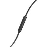 Hama Oordopjes met Microfoon en Platte Kabel - Zwart