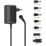 Hama - Schakelende Voeding - Universeel - 1000mA - 12W - Max. 12V - 7 Adapters