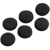 Hama Oorschuimstofbekledingen Ø 19 mm 6 Stuks Zwart