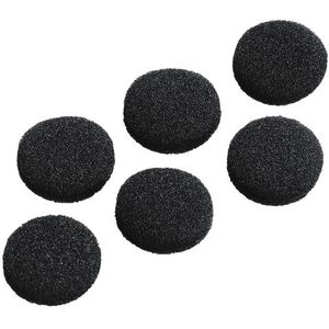 Hama Oorschuimstofbekledingen Ø 19 mm 6 Stuks Zwart