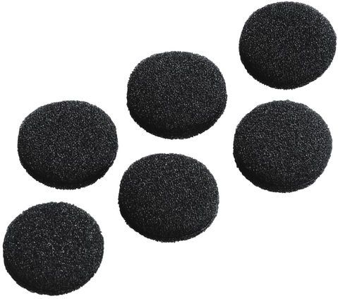Hama Oorschuimstofbekledingen Ø 19 mm 6 Stuks Zwart