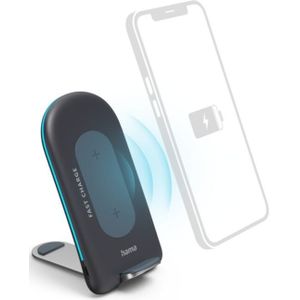 Hama Wireless Charger Set - QI-FC15S - 15W - Grijs