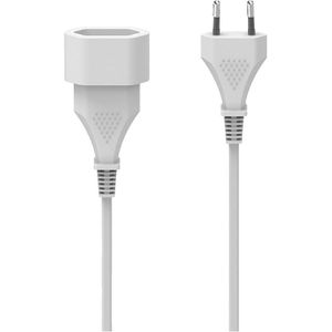 Hama Verlengkabel 3 m eurostekker (verlengkabel voor binnen) wit