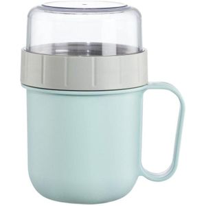 xavax® Speisebehälter Müslibecher To Go pastellblau 0,7 l
