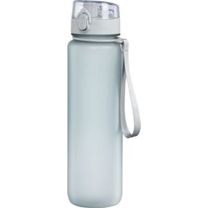 Xavax To Go Waterfles 1 l (druksluiting, drukknop, voor koude dranken, siliconen pakking) pastelblauw