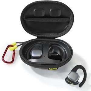 Koptelefoon - True-Wireless - Zwart - Spatwaterdicht - Ergonomische Oorbeugel