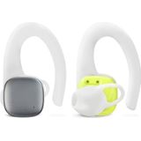 Hama Bluetooth Sportkopfhörer (In Ear Sportkopfhörer mit Ohrbügel, Kopfhörer kabellos mit 35 h Akku, TWS Kopfhörer mit Wasserschutz IPX5, schweißfest, Tastensteuerung) Weiß/Gelb