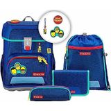 Step by Step CLOUD Deine Freunde Schulranzen-Set, 5-teilig Blau