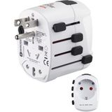 Hama - 223471 Universele Adapterplug - EU-stekker - Compatibel met Type B, G, I, J, L en N