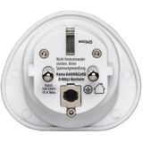 Hama - Reisadapter Type E En F - Universeel - Wit - Voor Europese Stopcontacten